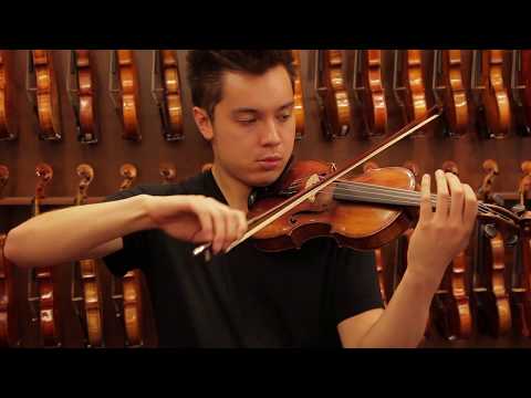 W.E. Hill & Sons, Fleur de lys | Violin Bow Demonstration