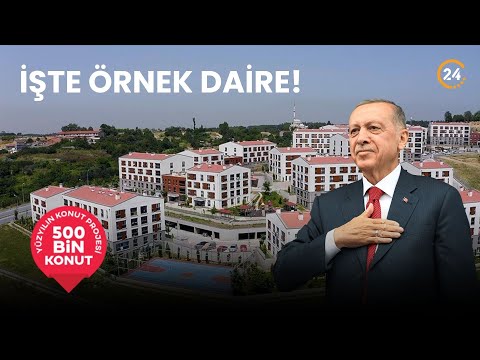 Here's a Model Apartment in the "500,000 Social Housing" Project! TOKİ President Explains to 24 TV
