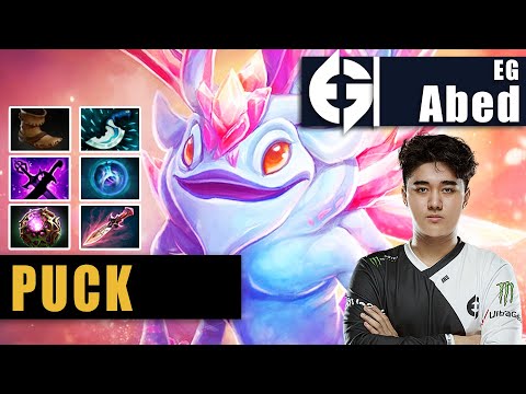 Puck Mid | EG.Abed | ABED 11 MINS WITCH BLADE DESTROY EVERYONE | 7.31b Gameplay Highlights