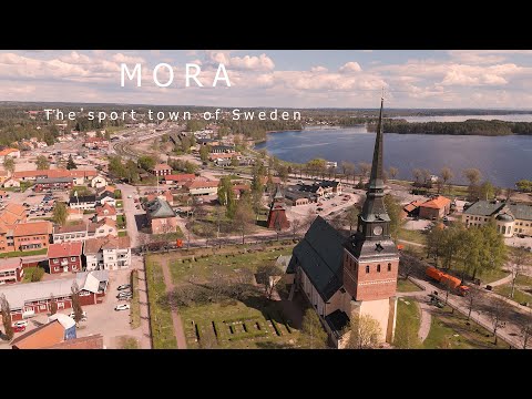 MORA, SWEDEN, 2024, The sport town of Sweden, May 2024, in 4K