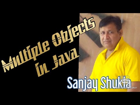Multiple Objects Java Class 12 Isc