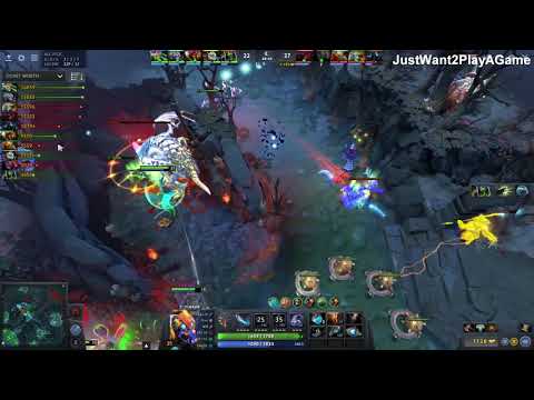 DOTA 2 Arteezy vs Yawar EPIC game hard