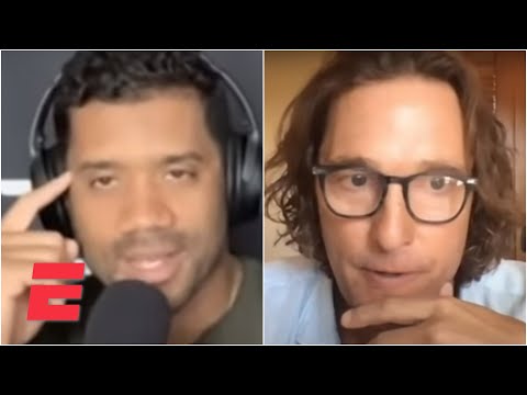 拉塞爾-威爾遜和馬修-麥康納西談在區域內的事情｜DangerTalk。 (Russell Wilson and Matthew McConaughey talk being in the zone | DangerTalk)