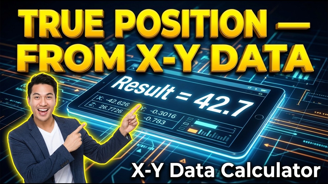 True Position Calculator — From X-Y Data