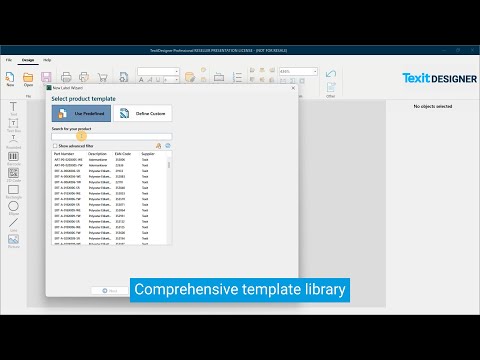 Etiketten drucken Programm | Texit Designer 11 Etiketten Programm macht den Etikettendruck einfach