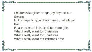 Brian Wilson - What I Really Want for Christmas Lyrics