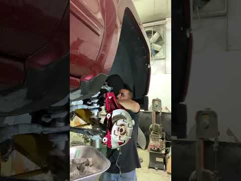 Installing a 9 inch McGaughys lift kit #silverado #liftkit