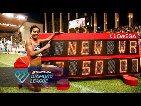 Dibaba takes a REMARKABLE WORLD RECORD in Monaco - Wanda Diamond League