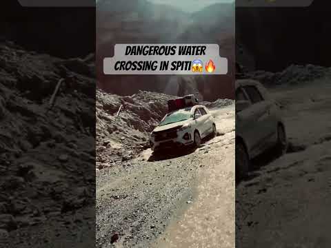 Thumbnail for 😱DANGEROUS ROAD CROSSING IN SPITI BY TOYOTA RUMION 😱🔥#shorts #toyota by Toyota Rumion