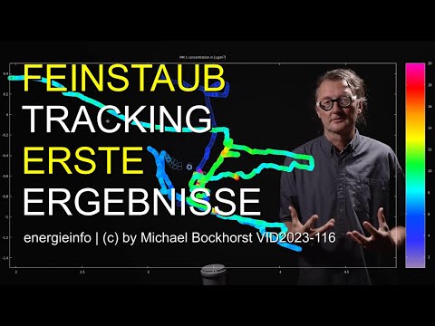 Feinstaub-Tracking in der Stadt - Erste Ergebnisse VID2023-116 Particulate Matter, Arduino GPS