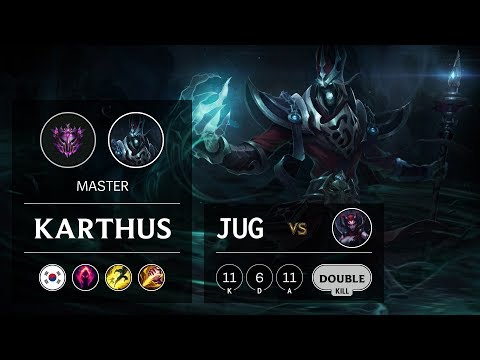 Karthus Jungle vs Elise - KR Master Patch 10.1