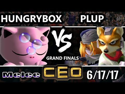 CEO 2017 Smash Melee - Liquid'Hungrybox (Jigglypuff) vs PG | Plup (Fox, Sheik) SSBM GF