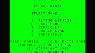 Flying Tigers for the TRS-80 CoCo