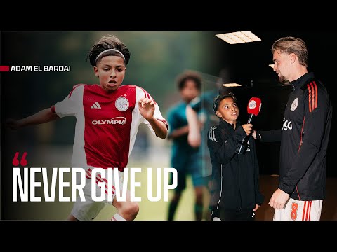 Ein Traum wird wahr für Ajax U13-Spieler Adam el Bardai | „Heute bekommt er von mir eine 10!“ ❤️