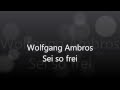 Wolfgang Ambros - Sei so frei 