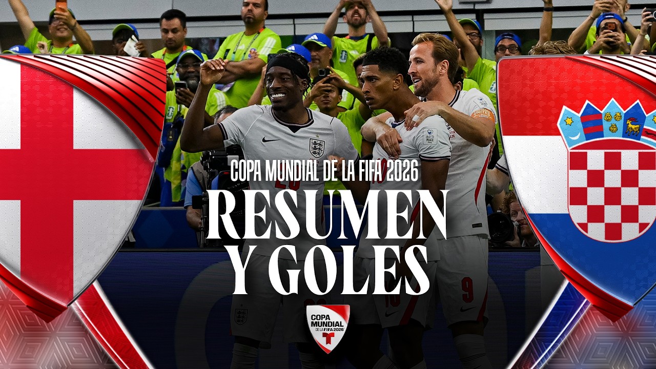 Resumen Inglaterra vs Croacia