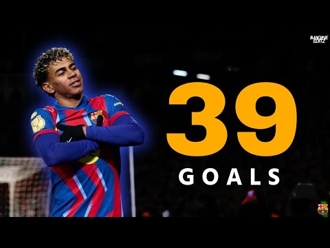 LAMINE YAMAL - ALL 39 GOALS FOR FC BARCELONA 