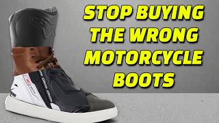 Don't Buy Motorcycle Boots Until You Watch This | Why Motorcycle Footwear MATTERS