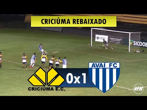 Gols e lances de Criciúma x Avaí