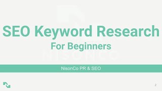 NisonCo PR & SEO - Video - 1