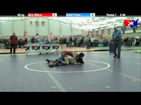 Nick Wilcox vs. David Terao at 2013 ASICS University Nationals - FS