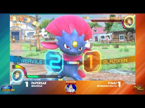 PaperSak vs Fumu - 3v3 -  Pokken at Underground 11/28/17