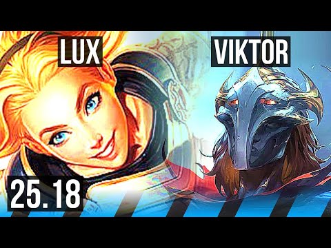 LUX vs VIKTOR (MID) | 4k comeback, 11/5/22, 42k DMG | KR Master | 25.18