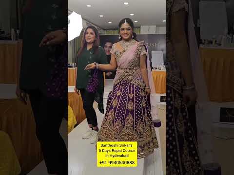 Subscribe PLUSH ACADEMY, Sonthoshi Srikar's Master Class.for more updates +91 9940540888, #makeup