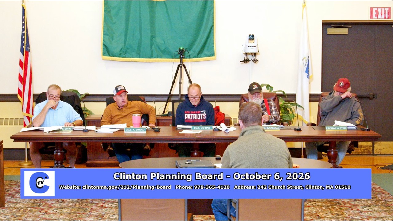 From the Planning Board