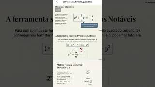 Demonstração da fórmula de Bhaskara