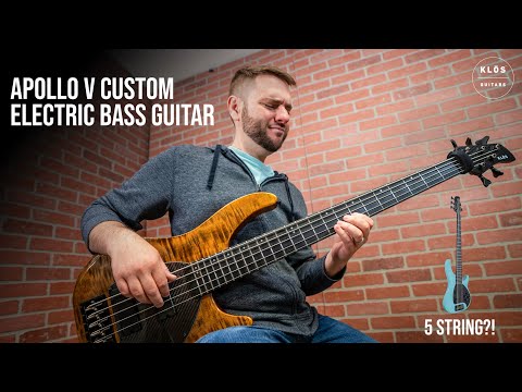 Apollo V Custom Carbon Fiber 5 String Bass Demo with Kyle McCann