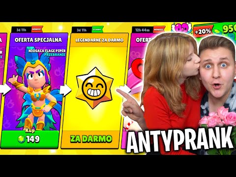 💖I AM FULFILLING ALL MY GIRLFRIEND'S DESIRES IN BRAWL STARS! *NEW SKINS AND LEGEND!* (ANTI PRANK)