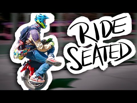 HOW TO RIDE SEATED ON ELECTRIC UNICYCLES