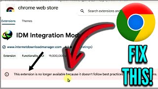 This Extension is no longer Available Chrome FIX (Use Unavailable Chro