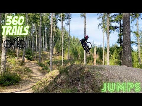 Riding Flowy Jump Trails at 360 Trails Bike Park