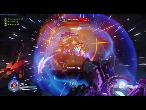 Big Zarya Carry vs Goats on Kings Row - OW