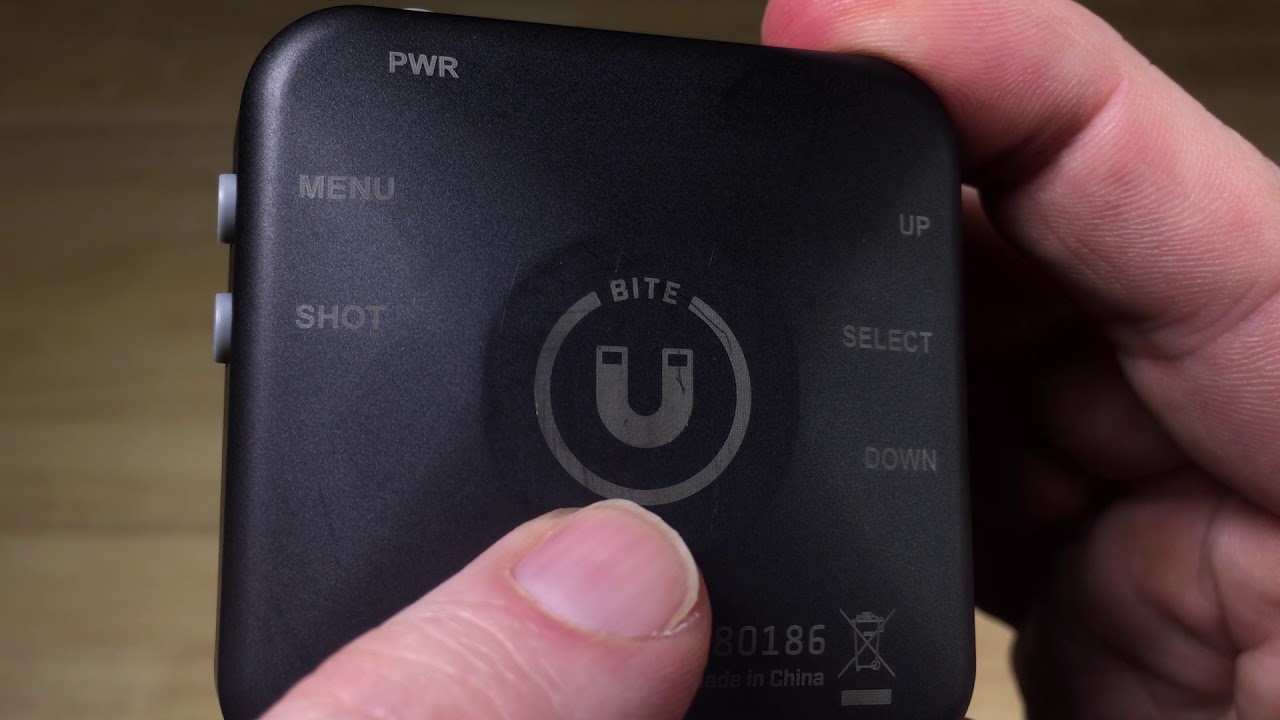 POWERING ON, BUTTON FEATURES, BITE MAGNET