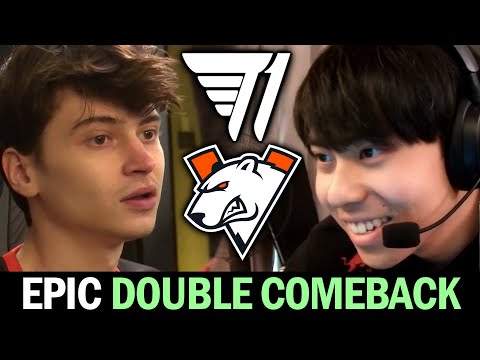 T1 vs VP - Double Comeback Epic Game on The International 2022