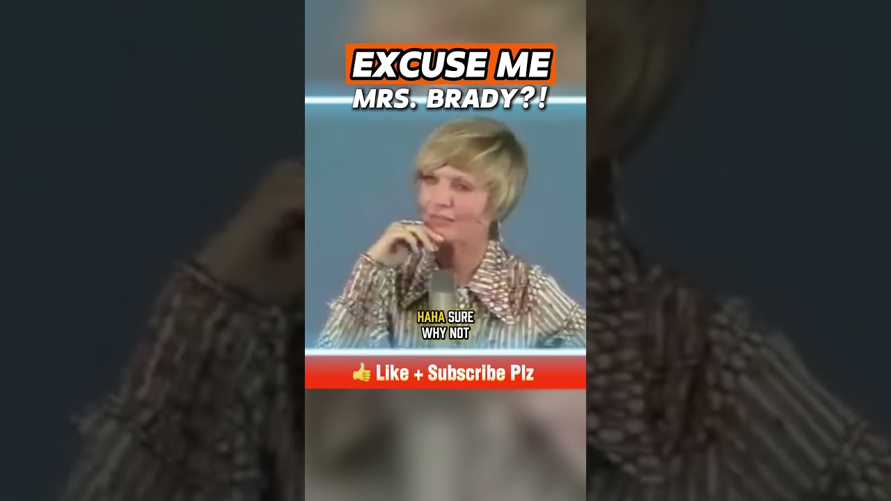Carol Brady said WHAT? Florence Henderson Flusters Hollywood Squares Crowd! #Shorts #BradyBunch