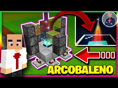 COME FARE UN FARO ARCOBALENO SU MINECRAFT (PS4 SWITCH XBOX PE BEDROCK JAVA)