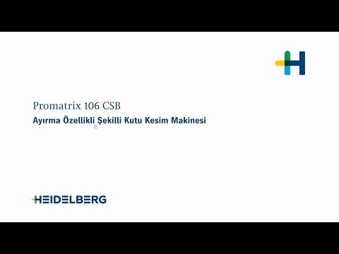 Promatrix 106 CSB | Şekilli Kesim-Ayıklama-Ayırma