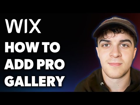How to Add Wix Pro Gallery (Full 2025 Guide)