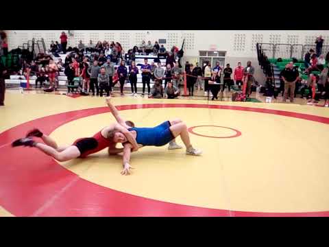 2018 Ontario Senior Championships   92 kg   Kellan Royds Brock vs  Collin Johnston Western