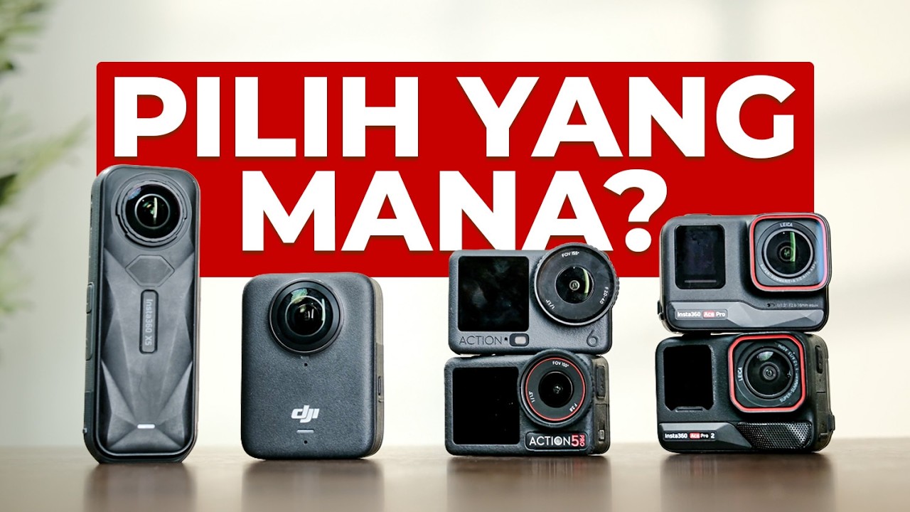 Pilih Kamera 360 atau Action Cam??