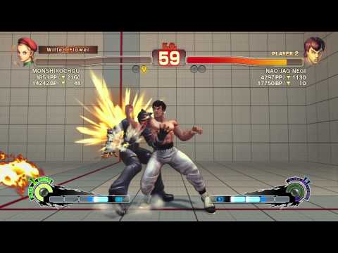 SSFIVAE:  Cammy (MONSHIROCHOU) vs. Fei-long (NAO JAG NEGI)   HD