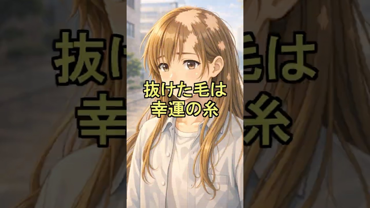 抜けた毛は幸運の糸 #泣ける話 #感動ストーリー #line