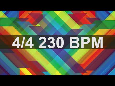 🔴 230 BPM Funk Rock Drums Metronome