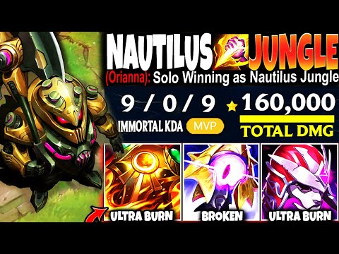Meet my OP IMMORTAL NAUTILUS JUNGLE BUILD: 3x BURNS, HEALS & 160.000+ Total DMG 🔥 Fill To Win #05