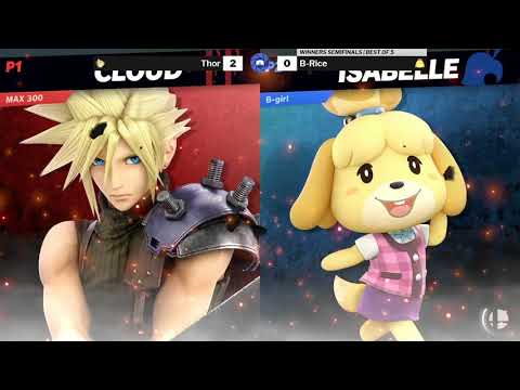 TSL 207 SSBU Winners Semis - Thor (Cloud) vs B-Rice (Kirby / Isabelle)