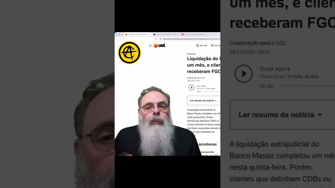 MAIS de 30 DIAS e CREDORES do BANCO MASTER ainda NÃO RECEBERAM o FGC e NÃO HÁ PREVISÃO de PAGAMENTO